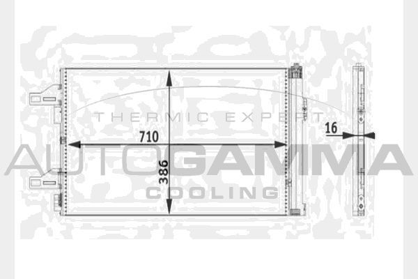 Kondensatorius, oro kondicionierius AUTOGAMMA 104480