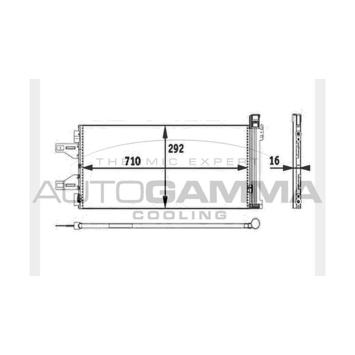 Kondensatorius, oro kondicionierius AUTOGAMMA 104481