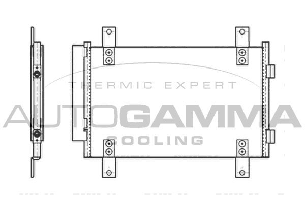 Kondensatorius, oro kondicionierius AUTOGAMMA 104482