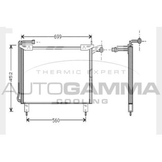 Kondensatorius, oro kondicionierius AUTOGAMMA 104586