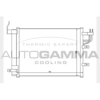Kondensatorius, oro kondicionierius AUTOGAMMA 104759