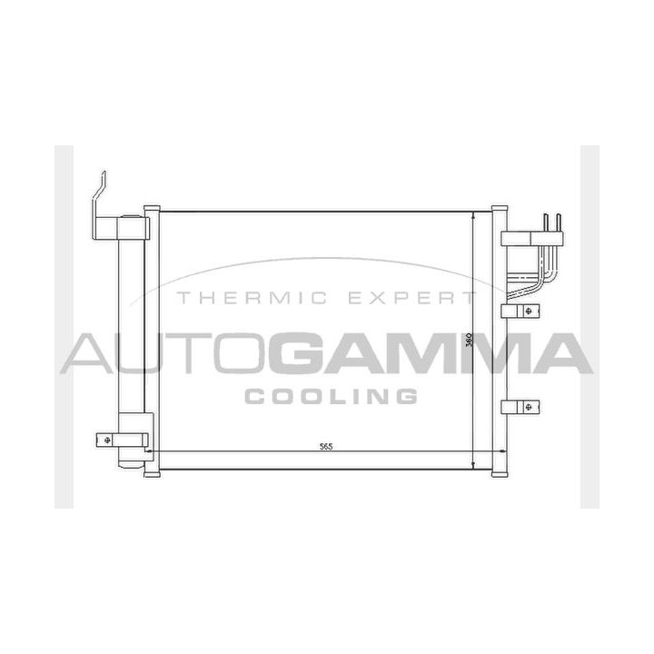 Kondensatorius, oro kondicionierius AUTOGAMMA 104759