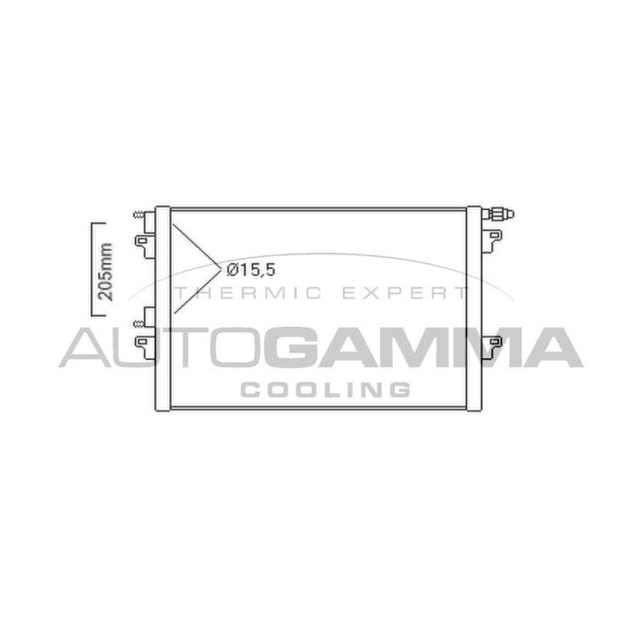 Kondensatorius, oro kondicionierius AUTOGAMMA 104830