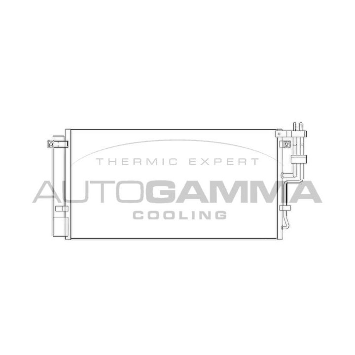 Kondensatorius, oro kondicionierius AUTOGAMMA 104908