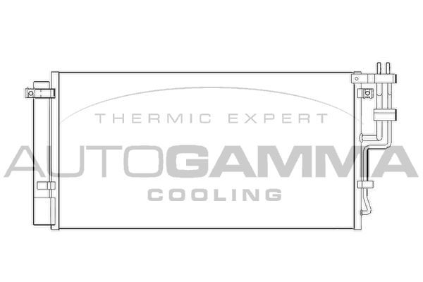 Kondensatorius, oro kondicionierius AUTOGAMMA 104908