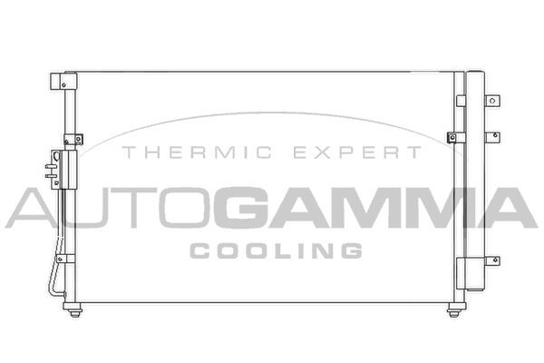 Kondensatorius, oro kondicionierius AUTOGAMMA 104909