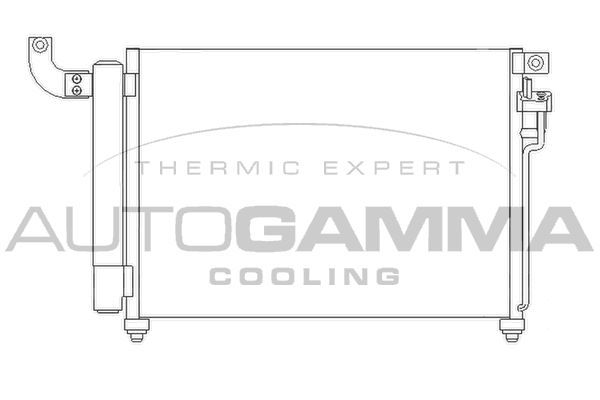 Kondensatorius, oro kondicionierius AUTOGAMMA 104911