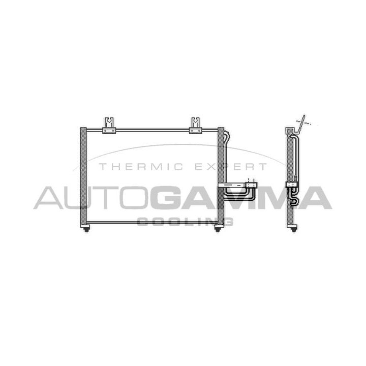 Kondensatorius, oro kondicionierius AUTOGAMMA 104995