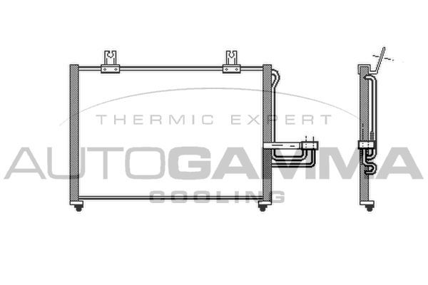 Kondensatorius, oro kondicionierius AUTOGAMMA 104995