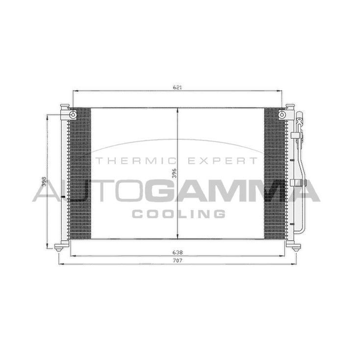 Kondensatorius, oro kondicionierius AUTOGAMMA 104997