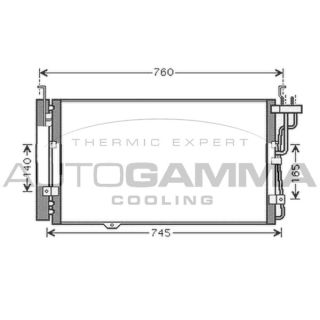 Kondensatorius, oro kondicionierius AUTOGAMMA 104999