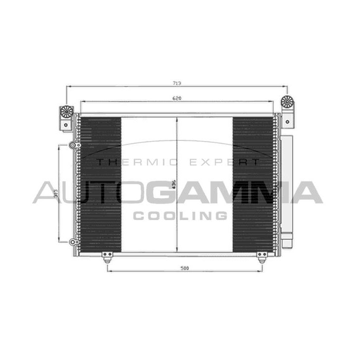Kondensatorius, oro kondicionierius AUTOGAMMA 105008