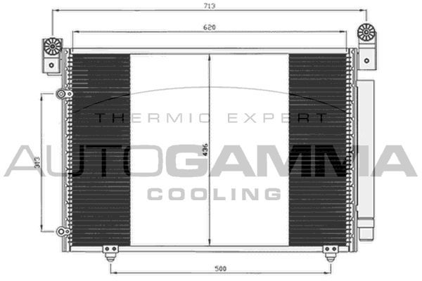 Kondensatorius, oro kondicionierius AUTOGAMMA 105008