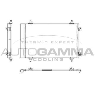 Kondensatorius, oro kondicionierius AUTOGAMMA 105022