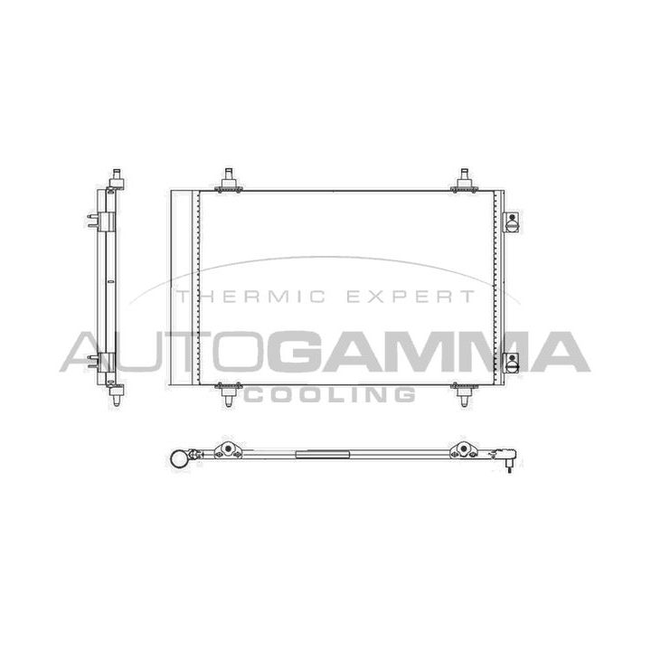 Kondensatorius, oro kondicionierius AUTOGAMMA 105022
