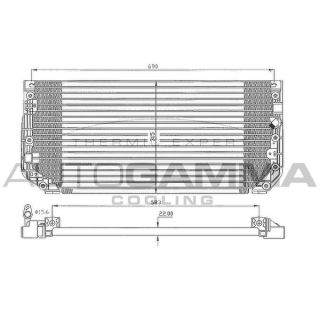 Kondensatorius, oro kondicionierius AUTOGAMMA 105034