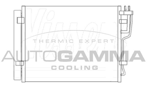 Kondensatorius, oro kondicionierius AUTOGAMMA 105075