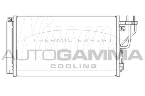 Kondensatorius, oro kondicionierius AUTOGAMMA 105077