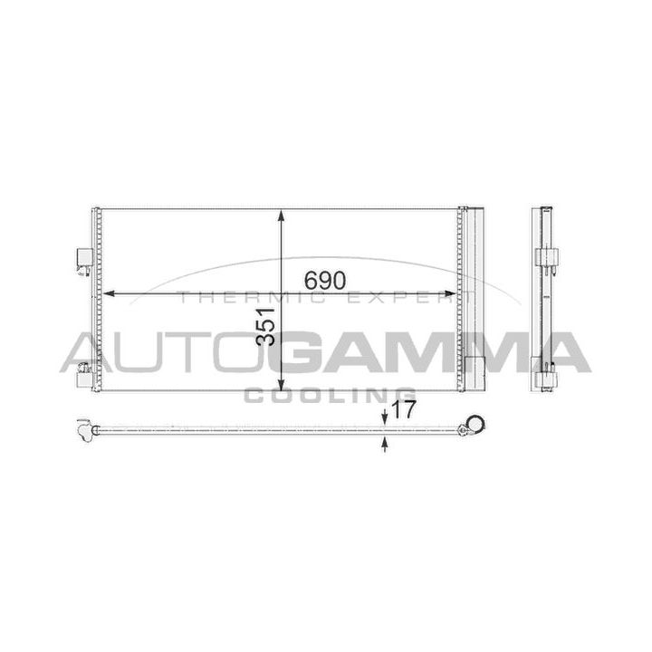 Kondensatorius, oro kondicionierius AUTOGAMMA 105091