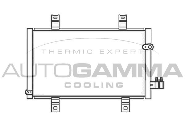 Kondensatorius, oro kondicionierius AUTOGAMMA 105198