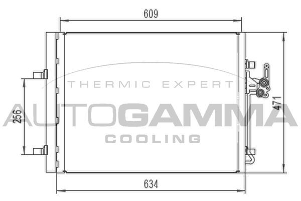 Kondensatorius, oro kondicionierius AUTOGAMMA 105223