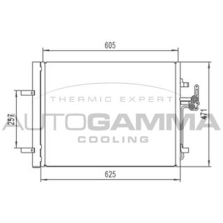 Kondensatorius, oro kondicionierius AUTOGAMMA 105308
