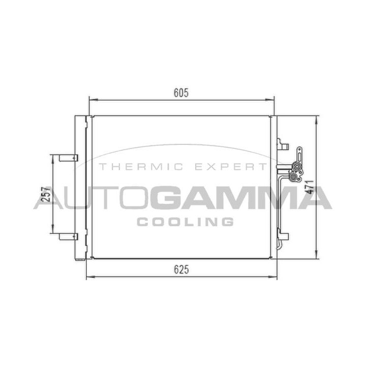 Kondensatorius, oro kondicionierius AUTOGAMMA 105308
