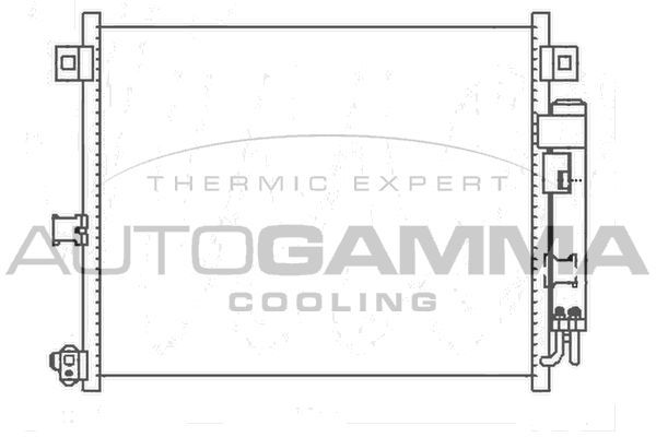 Kondensatorius, oro kondicionierius AUTOGAMMA 105342