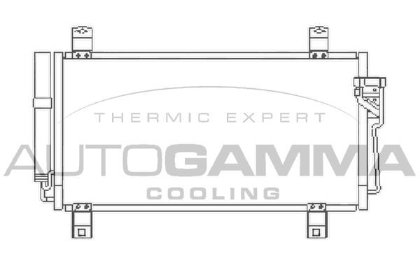 Kondensatorius, oro kondicionierius AUTOGAMMA 105506