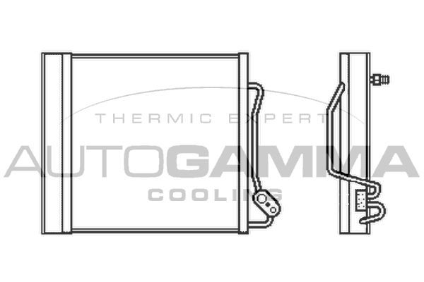 Kondensatorius, oro kondicionierius AUTOGAMMA 105509