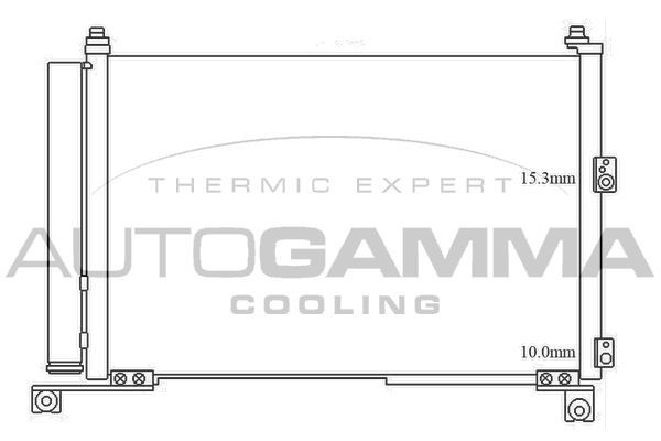 Kondensatorius, oro kondicionierius AUTOGAMMA 105616