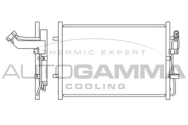 Kondensatorius, oro kondicionierius AUTOGAMMA 105618