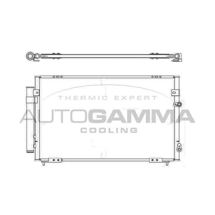 Kondensatorius, oro kondicionierius AUTOGAMMA 105688