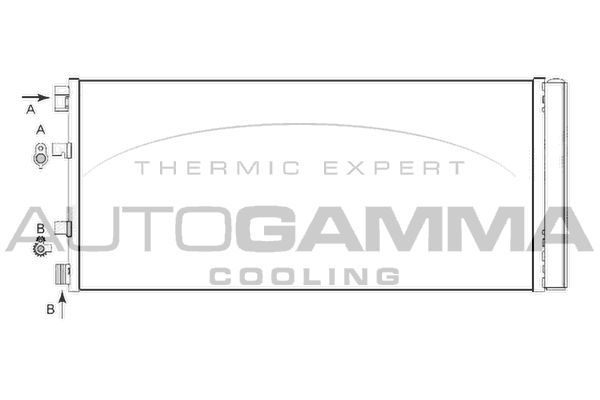 Kondensatorius, oro kondicionierius AUTOGAMMA 105714