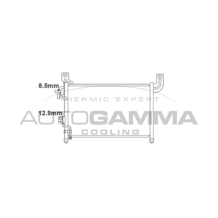Kondensatorius, oro kondicionierius AUTOGAMMA 105777