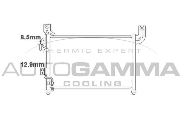 Kondensatorius, oro kondicionierius AUTOGAMMA 105777
