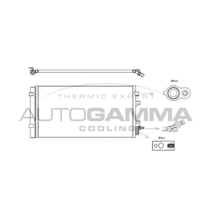 Kondensatorius, oro kondicionierius AUTOGAMMA 105830