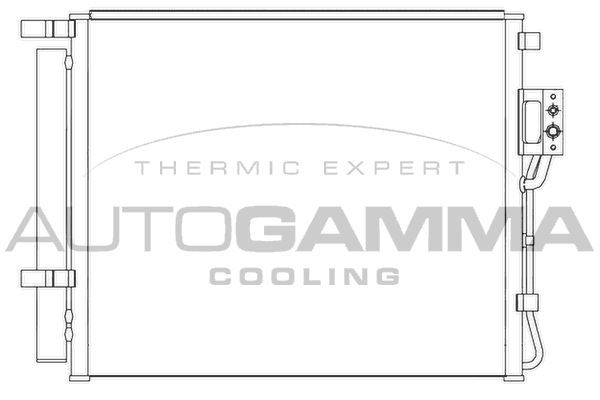 Kondensatorius, oro kondicionierius AUTOGAMMA 105856