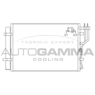 Kondensatorius, oro kondicionierius AUTOGAMMA 105884