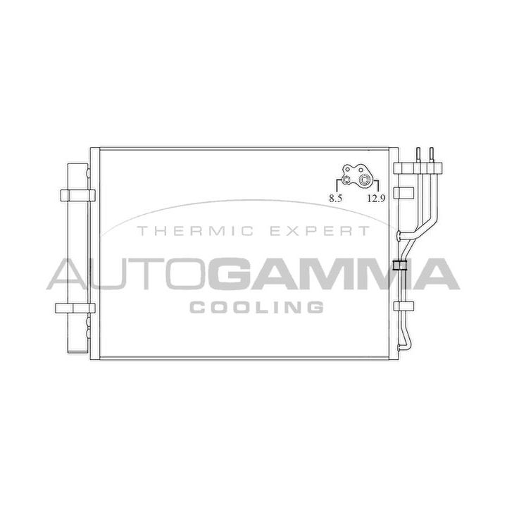 Kondensatorius, oro kondicionierius AUTOGAMMA 105884