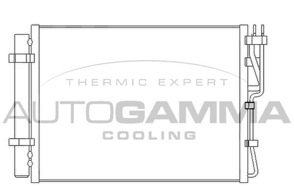 Kondensatorius, oro kondicionierius AUTOGAMMA 105885