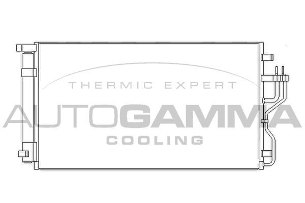 Kondensatorius, oro kondicionierius AUTOGAMMA 105962