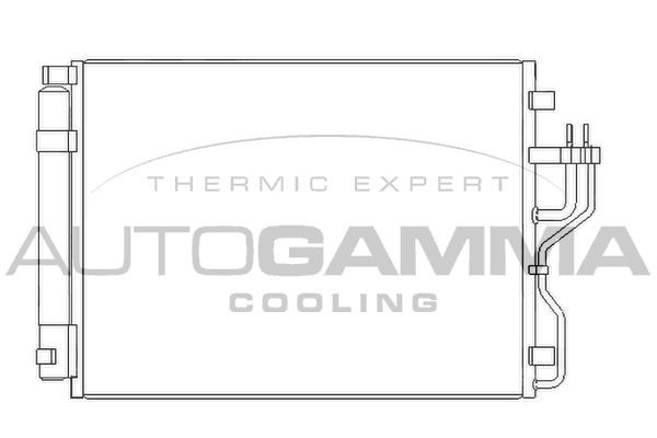 Kondensatorius, oro kondicionierius AUTOGAMMA 105963