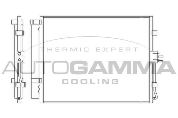 Kondensatorius, oro kondicionierius AUTOGAMMA 105968