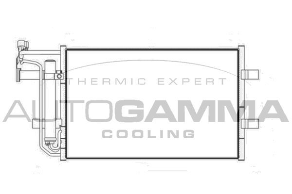 Kondensatorius, oro kondicionierius AUTOGAMMA 105969