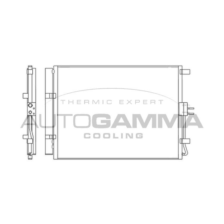 Kondensatorius, oro kondicionierius AUTOGAMMA 105980