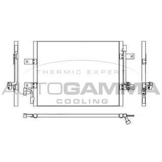Kondensatorius, oro kondicionierius AUTOGAMMA 107020