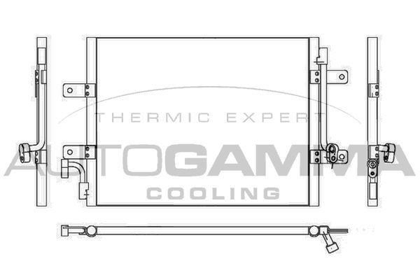 Kondensatorius, oro kondicionierius AUTOGAMMA 107020