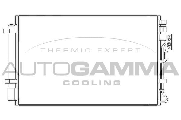 Kondensatorius, oro kondicionierius AUTOGAMMA 107077