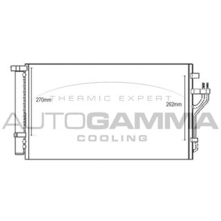 Kondensatorius, oro kondicionierius AUTOGAMMA 107110